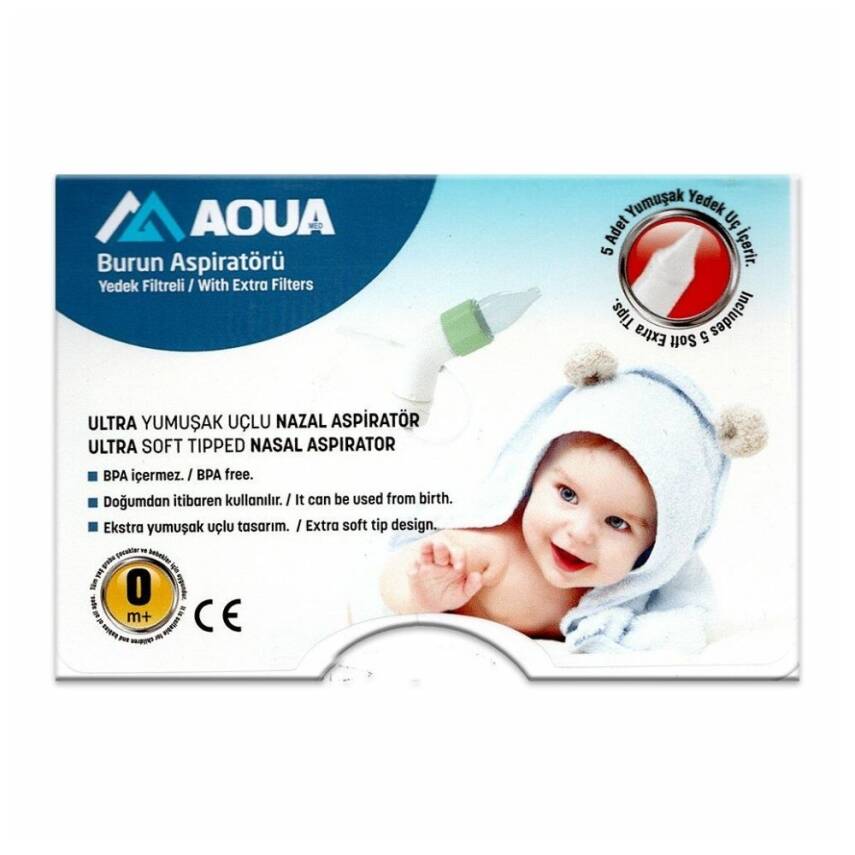 AQUA Yedek Filtreli Burun Aspiratörü - 1