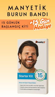 Manyetik Burun Bandı Başlangıç Kiti +15 Gün Hediyeli - 1