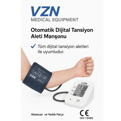 VZN Otomatik Digital Tansiyon Aleti Manşonu (22-36cm) - 1
